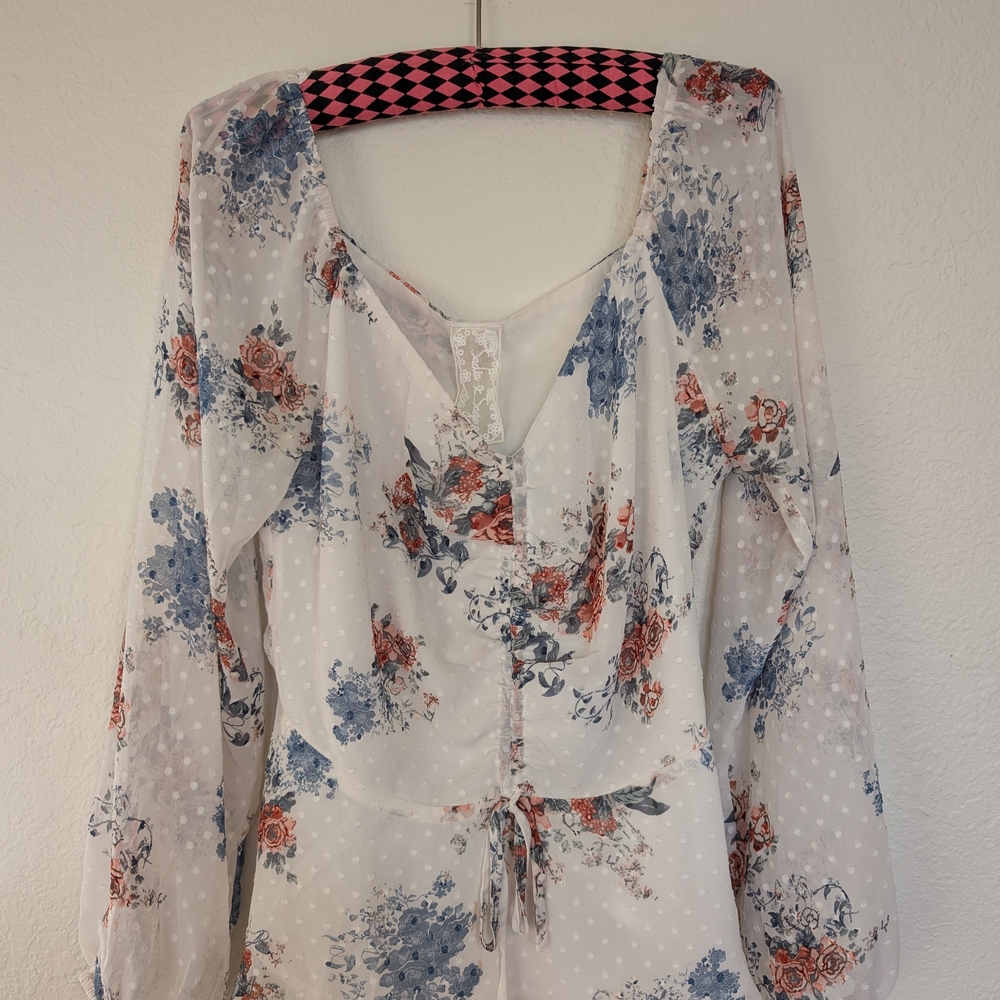 Floral Print Women's Top
